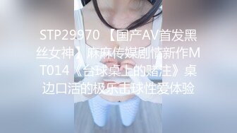 STP29970 【国产AV首发黑丝女神】麻麻传媒剧情新作MT014《台球桌上的赌注》桌边口活的极乐击球性爱体验