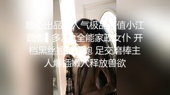 糖心出品超人气极品颜值小江疏影▌多乙▌全能家政女仆 开档黑丝翘臀露鲍 足交磨棒主人爆插嫩穴释放兽欲