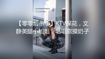 【零零后杀手】KTV探花，文静美腿小姐姐，唱唱歌摸奶子