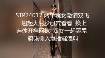 STP24017 两个骚女激情双飞  翘起大屁股掰穴看看  换上连体开档网袜  双女一起舔屌  骑乘侧入爆插骚浪叫