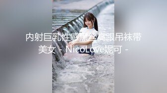 内射巨乳性感黑丝高跟吊袜带美女 - NicoLove妮可 -