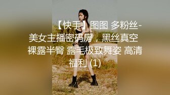 ❤️❤️【快手】图图 多粉丝-美女主播密码房，黑丝真空 裸露半臀 露毛极致舞姿 高清福利 (1)